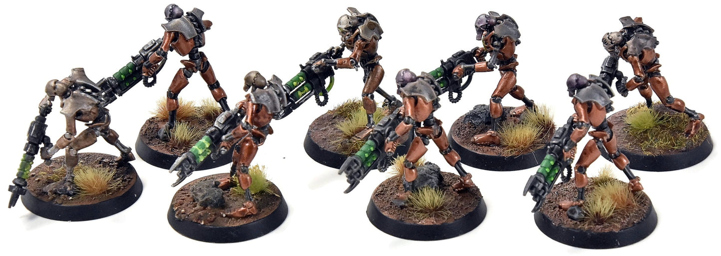 NECRONS 8 Warriors #3 WELL PAINTED Warhammer 40K