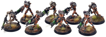 NECRONS 8 Warriors #3 WELL PAINTED Warhammer 40K