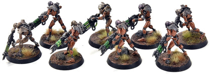 NECRONS 8 Warriors #3 WELL PAINTED Warhammer 40K