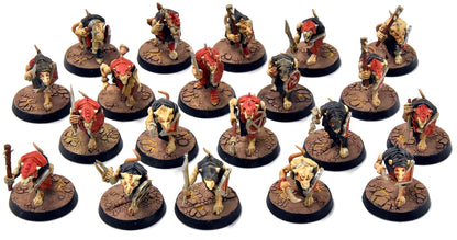 SKAVEN 20 Clanrats #3 Warhammer Sigmar WELL PAINTED