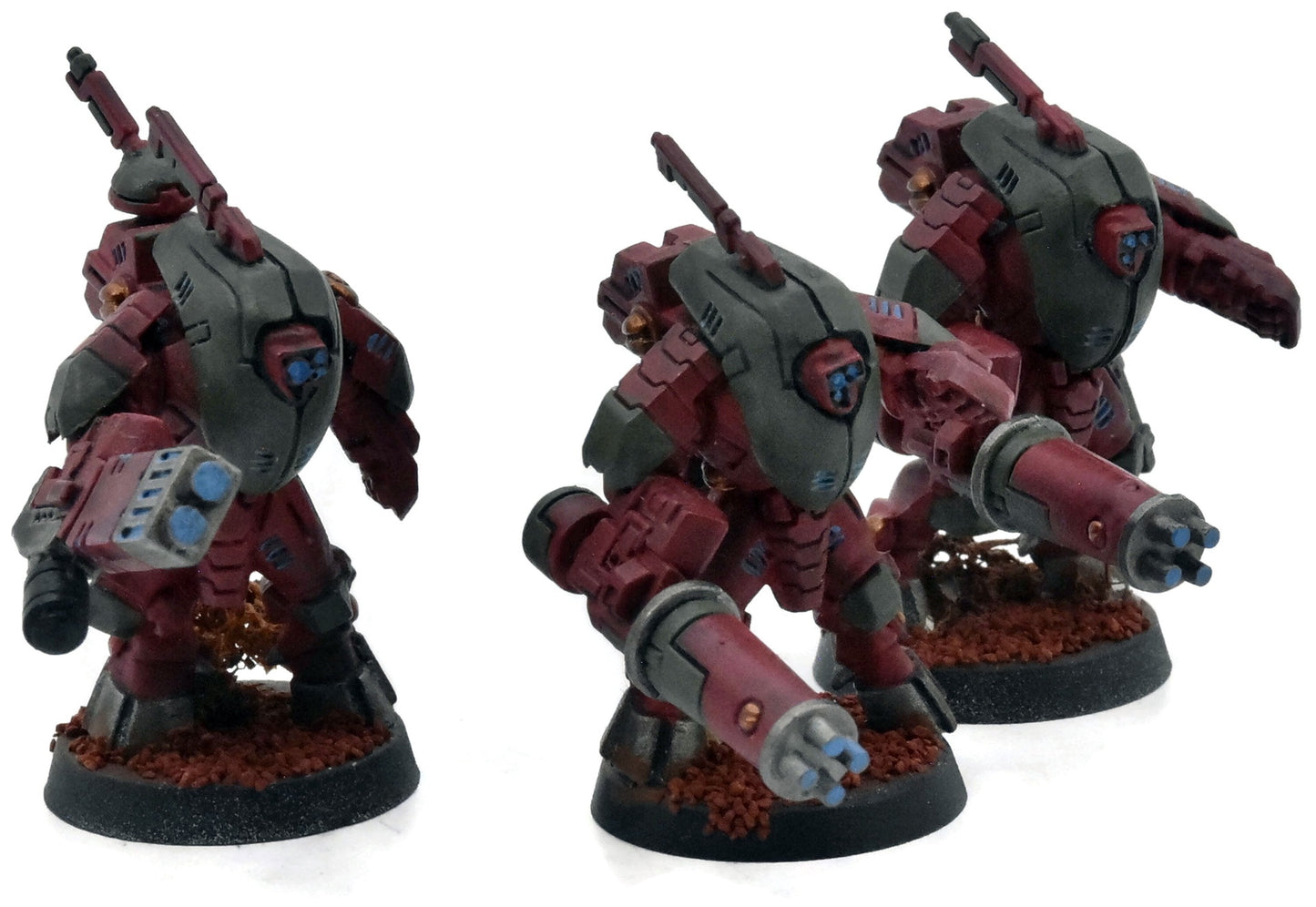 TAU EMPIRE 3 Xv25 Stealth Battlesuits #2 Warhammer 40K