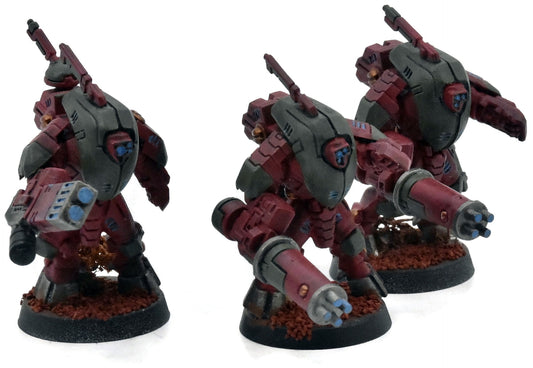 TAU EMPIRE 3 Xv25 Stealth Battlesuits #2 Warhammer 40K