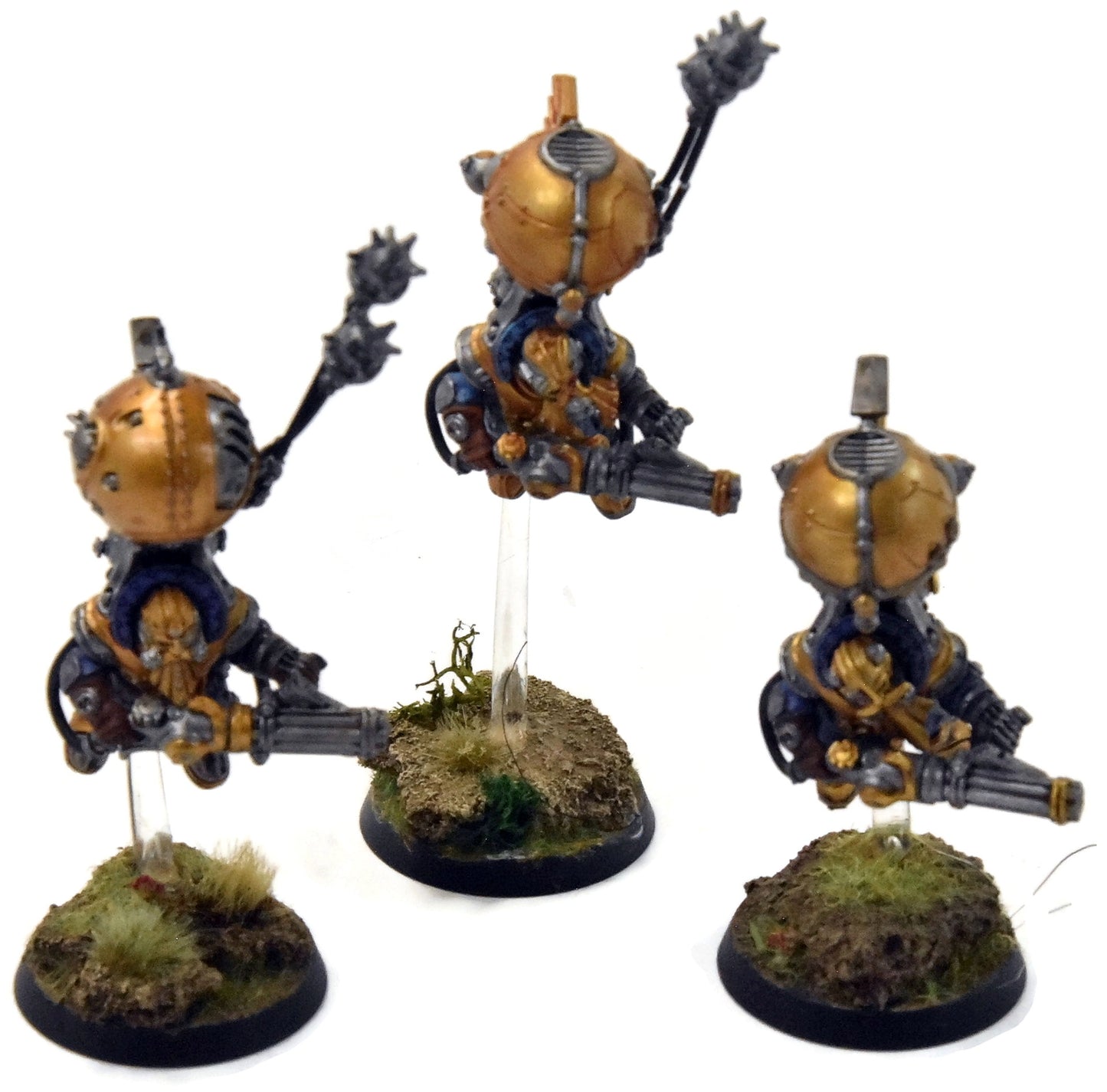 KHARADRON OVERLORDS 3 Skyriggers #4 WELL PAINTED Warhammer Sigmar