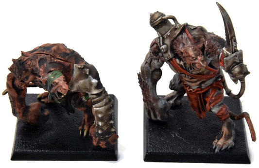 SKAVEN 2 Rat Ogres #4 island of blood Warhammer Fantasy