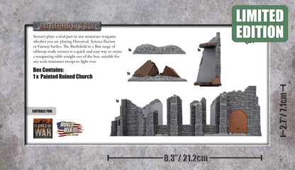 Battlefield In A Box - Ruins Church (new Scheme - Limited Edition)