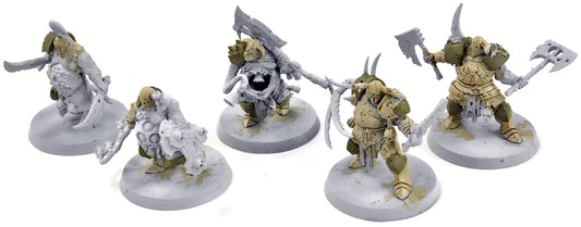 MAGGOTKIN OF NURGLE 5 Putrid Blightkings #1 Sigmar