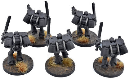 SPACE MARINES 5 Vanguard Veteran Squad #2 WELL PAINTED 40K
