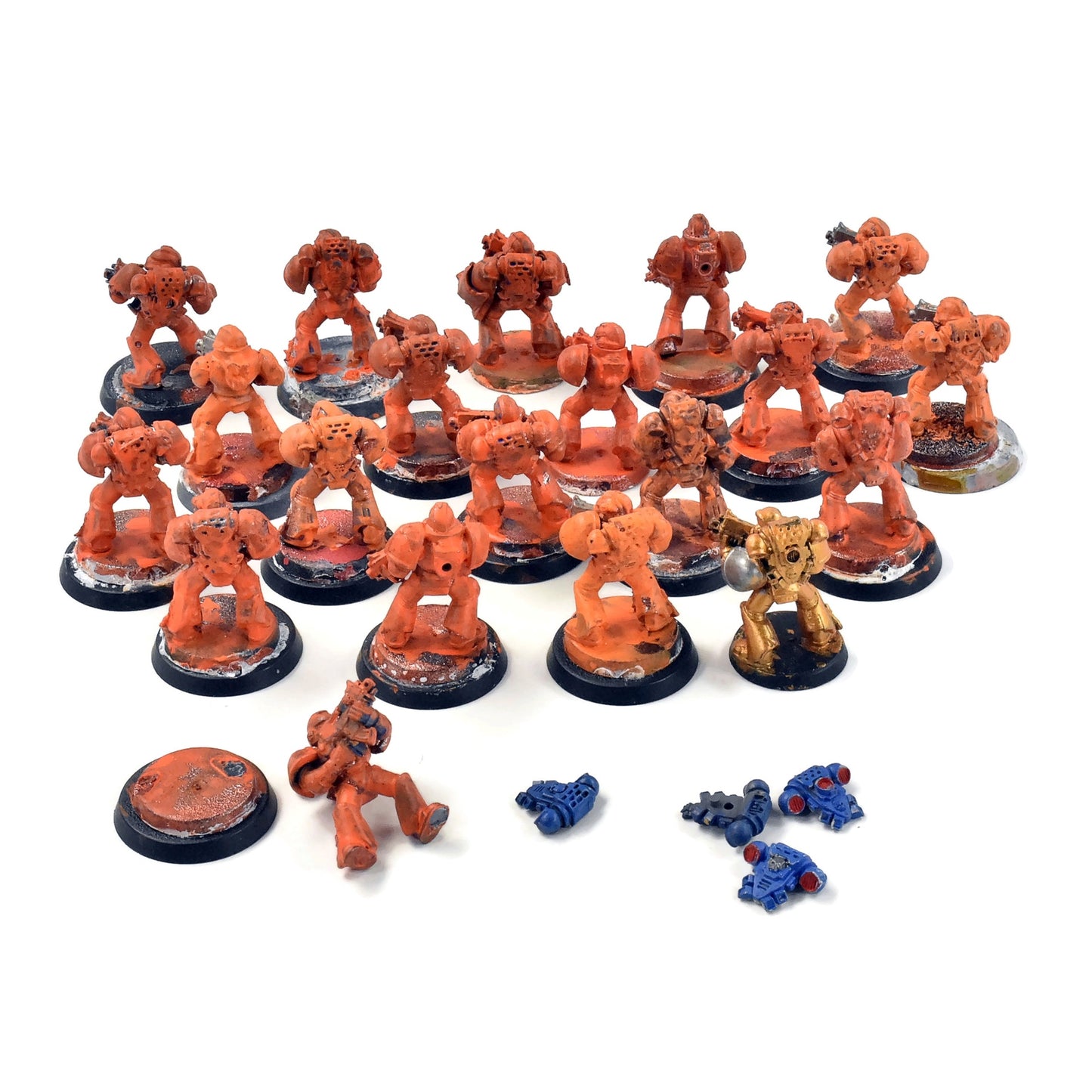 SPACE MARINES 20 Tactical Marines #2 bad condition