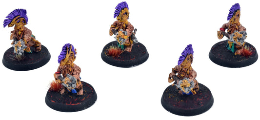 FYRESLAYERS 5 Auric Hearthguard #1 WELL PAINTED Warhammer Sigmar 4193