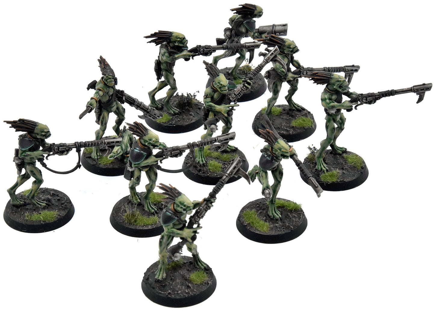 TAU EMPIRE 10 Kroot Carnivores COMMISSION PRO PAINTED Warhammer 40K