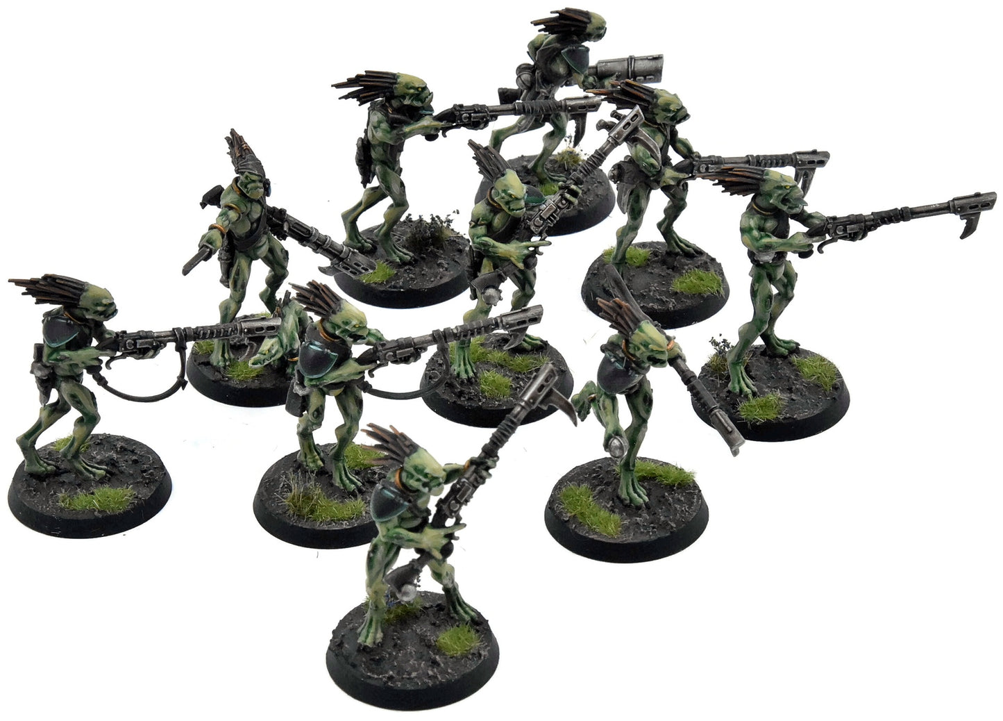 TAU EMPIRE 10 Kroot Carnivores COMMISSION PRO PAINTED Warhammer 40K