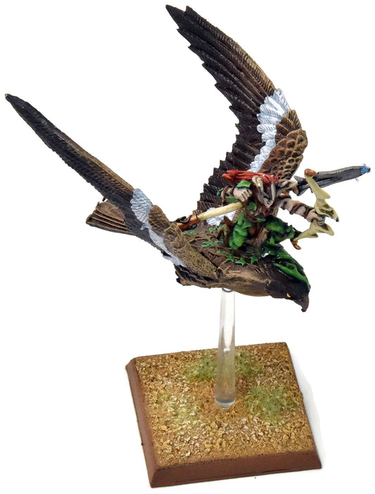 WOOD ELVES Warhawk Rider #6 PRO PAINTED METAL Fantasy