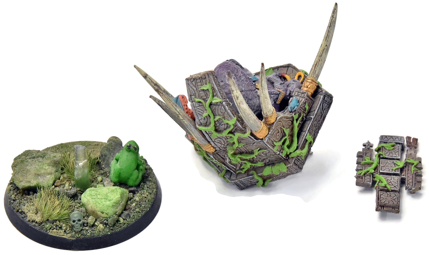 SERAPHON Slann Mage Star Priest #1 METAL Sigmar missing under horn