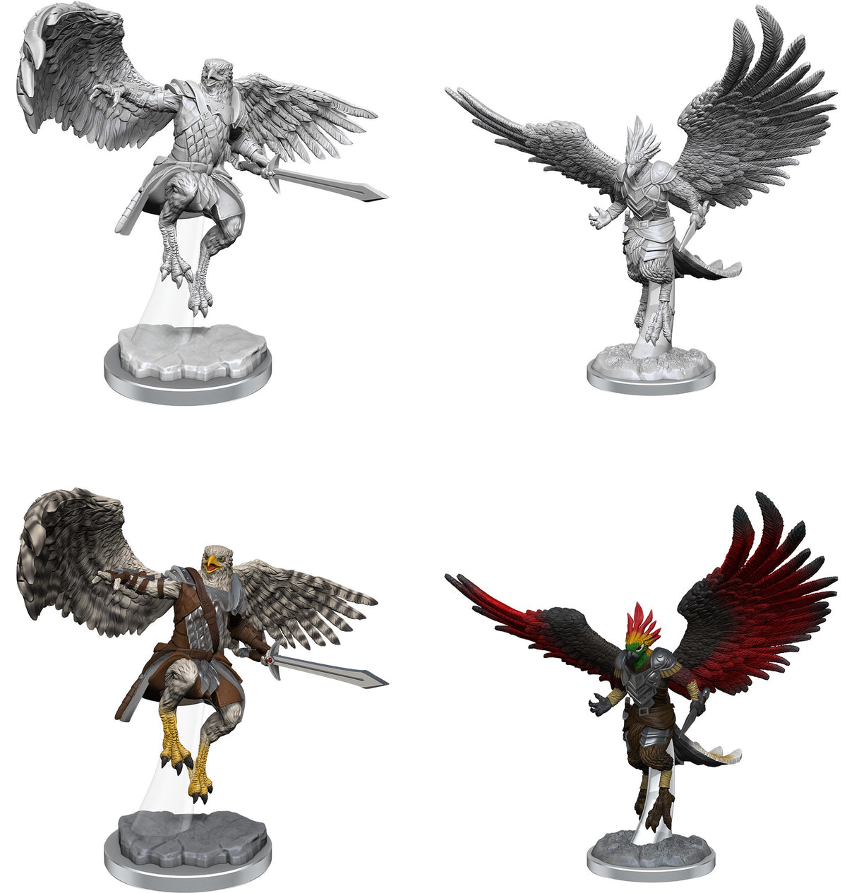 D&D Unpainted Minis Wv18 Aarakocra Paladins