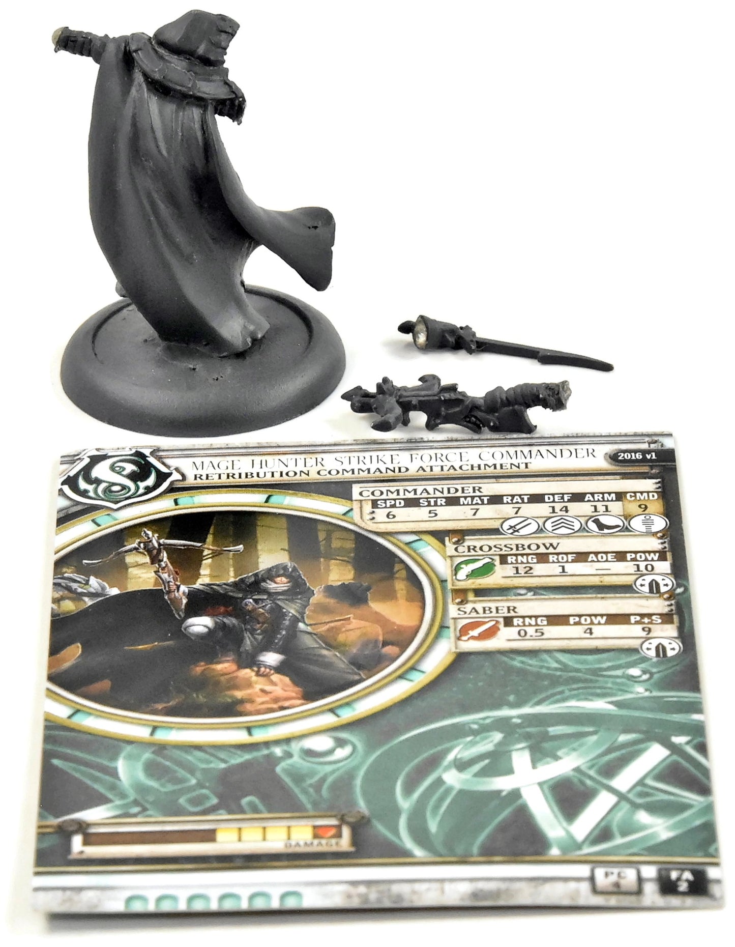 WARMACHINE Mage Hunter Commander #1 METAL Retribution
