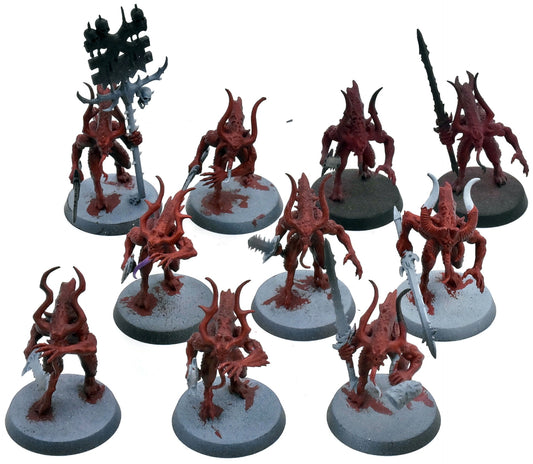 BLADES OF KHORNE 10 Bloodletters Of Khorne #7 Warhammer Sigmar
