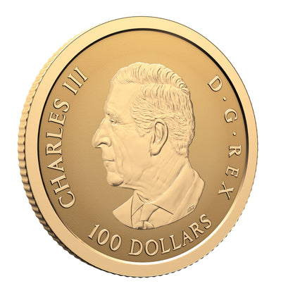 Gleaming Maple Leaves – ¼ oz. Pure Gold Coin