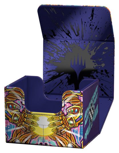 Étui de rangement Ultimate Guard Sidewinder pour plus de 100 cartes Xenoskin MTG Aetherdrift V5