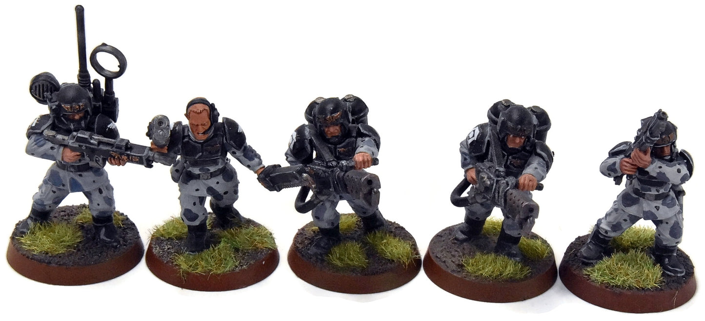 ASTRA MILITARIUM 10 Cadian Shock Troops #22 WELL-PAINTED Warhammer 40K