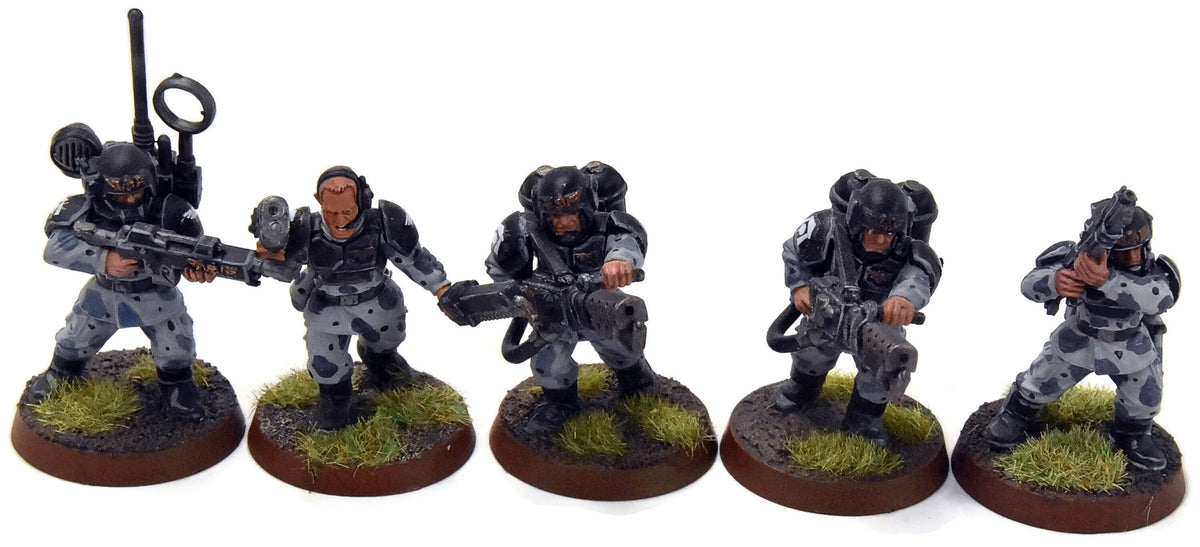 ASTRA MILITARIUM 10 Cadian Shock Troops #22 WELL-PAINTED Warhammer 40K