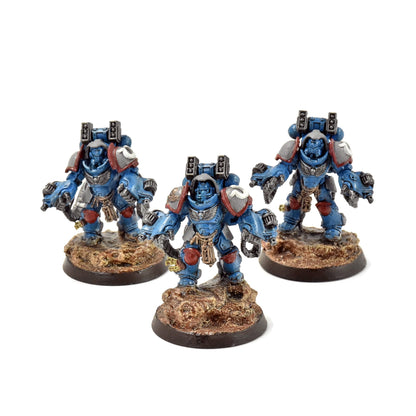 SPACE MARINES 3 Aggressors #2 WELL PAINTED Warhammer 40K