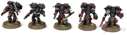 BLOOD ANGELS 5 Death Company With Jump Pack #18 Some Metal Parts PRO PAINTED 40K