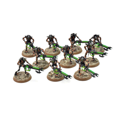 NECRONS 10 Warriors #4 WELL PAINTED Warhammer 40K