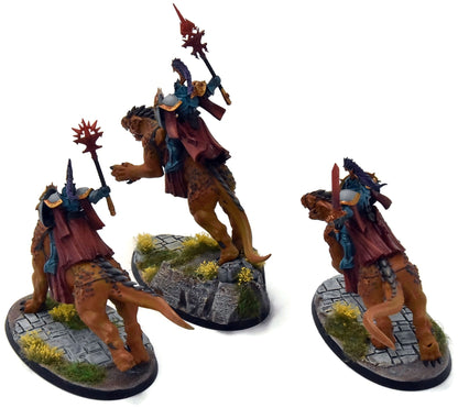 STORMCAST ETERNALS 3 Evocators On Celestial Dracolines #1 Sigmar WELL PAINTED