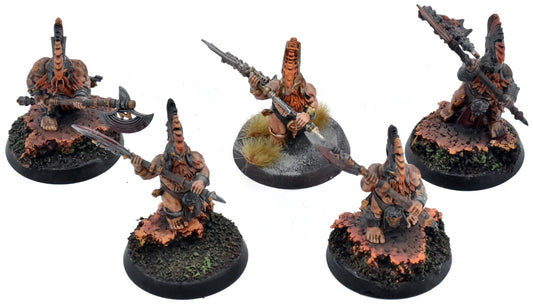 FYRESLAYERS 5 Hearthguard Berzerkers #2 WELL PAINTED Warhammer Sigmar