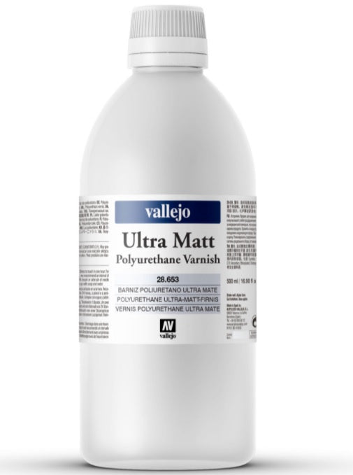 Vallejo - Ultra Matt Polyurethane Varnish (500ml) (28.653)
