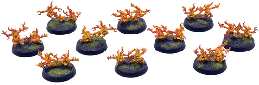 DISCIPLES OF TZEENTCH 10 Brimstone Of Tzeentch #1 COMMISSION PRO PAINTED Sigmar 0171