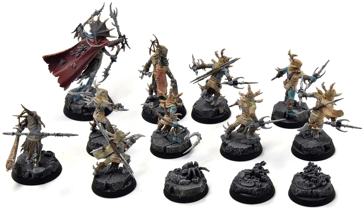 SLAVES TO DARKNESS 13 TARANTULOS BROOD #3 WELL PAINTED Warhammer Sigmar