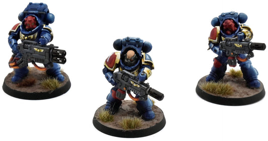 SPACE MARINES 3 Primaris Eradicators #2 WELL PAINTED Warhammer 40K