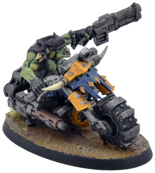 ORKS Ork Warbiker Boss #1 PRO PAINTED Warhammer 40K