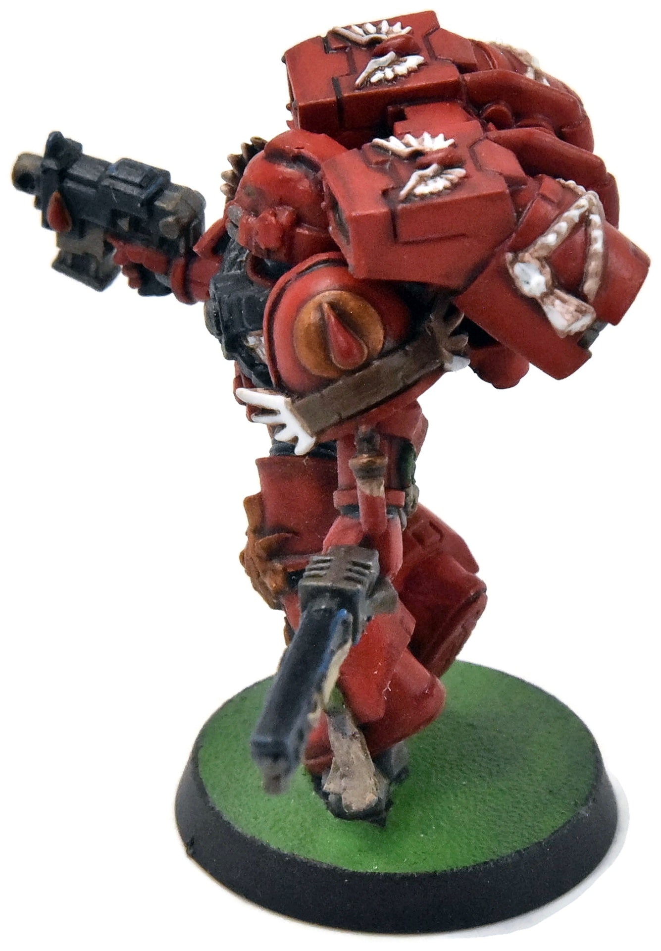Sergent des Blood Angels n° 1, figurine Warhammer 40K magnifiquement peinte