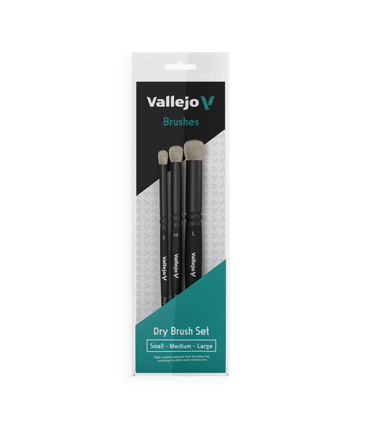 Vallejo - Natural Hair Dry Brush Set (VAL-B07990)