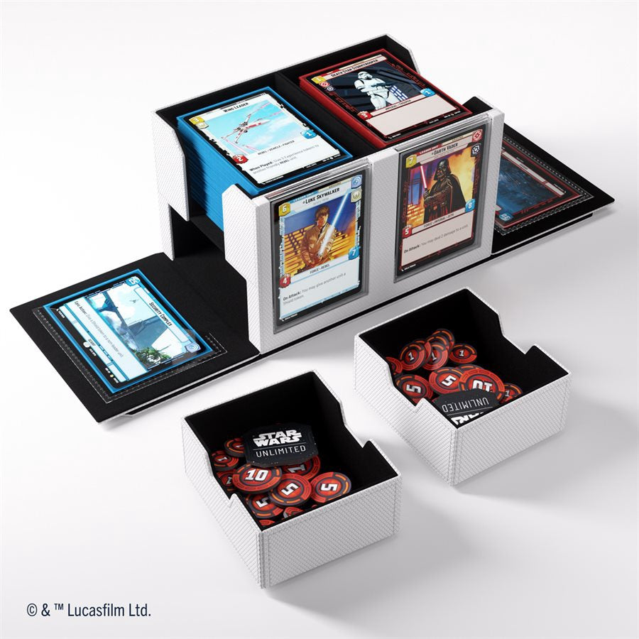 Star Wars Unlimited Double Deck Pod - White / Black