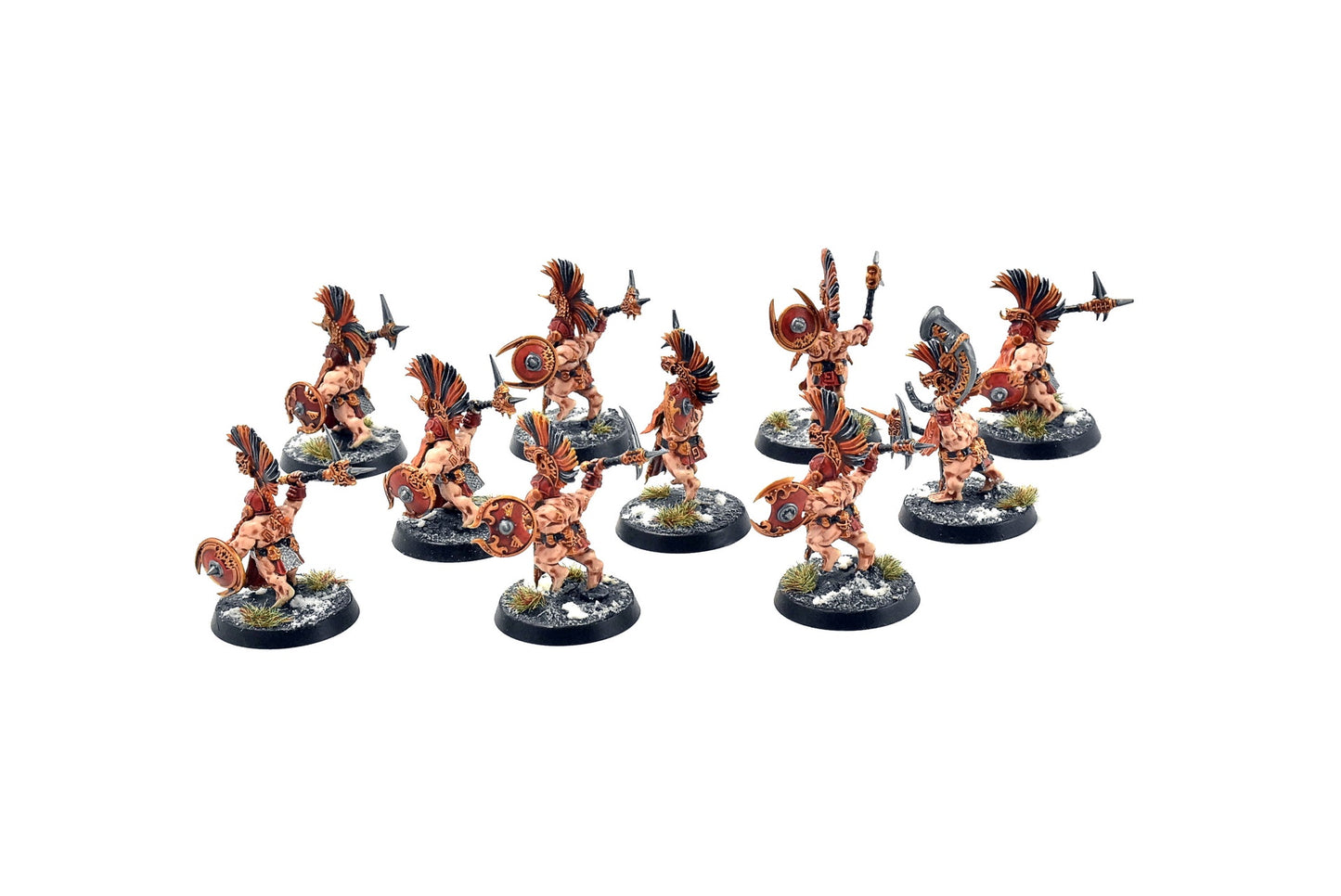 FYRESLAYERS 10 Berserkers Vulkite #4 Peint par un professionnel Warhammer Sigmar