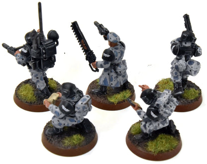 ASTRA MILITARIUM 5 Cadian Command Squad #1 WELL-PAINTED Warhammer 40K