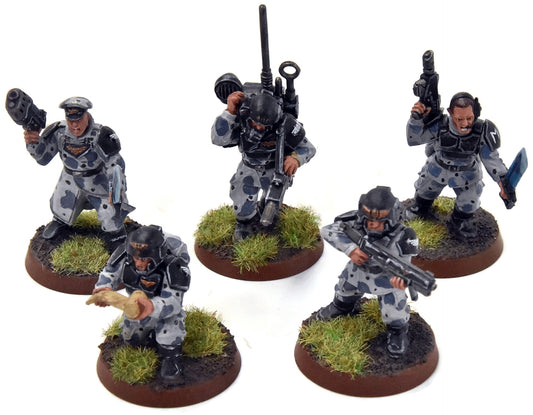 ASTRA MILITARIUM 5 Cadian Command Squad #5 WELL-PAINTED Warhammer 40K