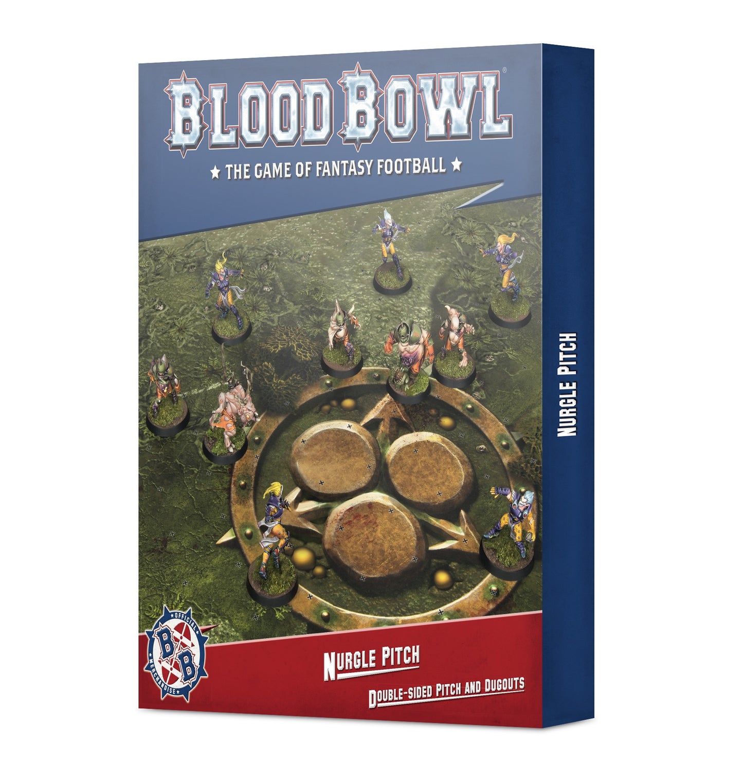 Blood Bowl - Nurgle Team Pitch & Dugouts