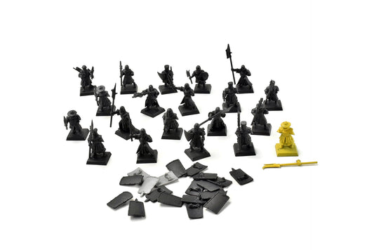 BRETONNIA 20 Men at Arms #5 Warhammer Fantasy PLASTIC