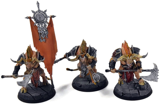 SLAVES TO DARKNESS 3 Ogroid Theridons #1 WELL PAINTED Warhammer Sigmar