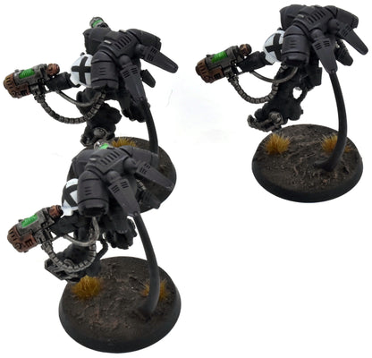 SPACE MARINES 3 Raven Guard Primaris Inceptors #1 WELL PAINTED Warhammer 40K