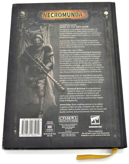 NECROMUNDA Book of the Outlands Used Good Condition