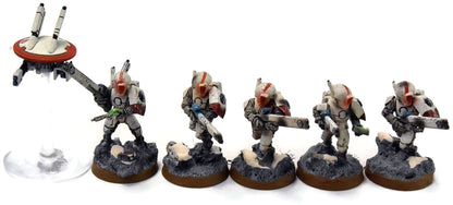 TAU EMPIRE 10 Fire Warriors #2 WELL PAINTED Warhammer 40K