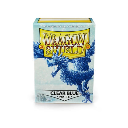 Dragon Shield Sleeves Matte Clear Blue (100)