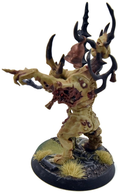 MAGGOTKIN OF NURGLE Poxbringer Herald Of Nurgle #1 WELL PAINTED Sigmar