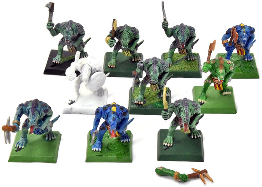 LIZARDMEN 10 Saurus Warriors #6 Warhammer Fantasy Classic
