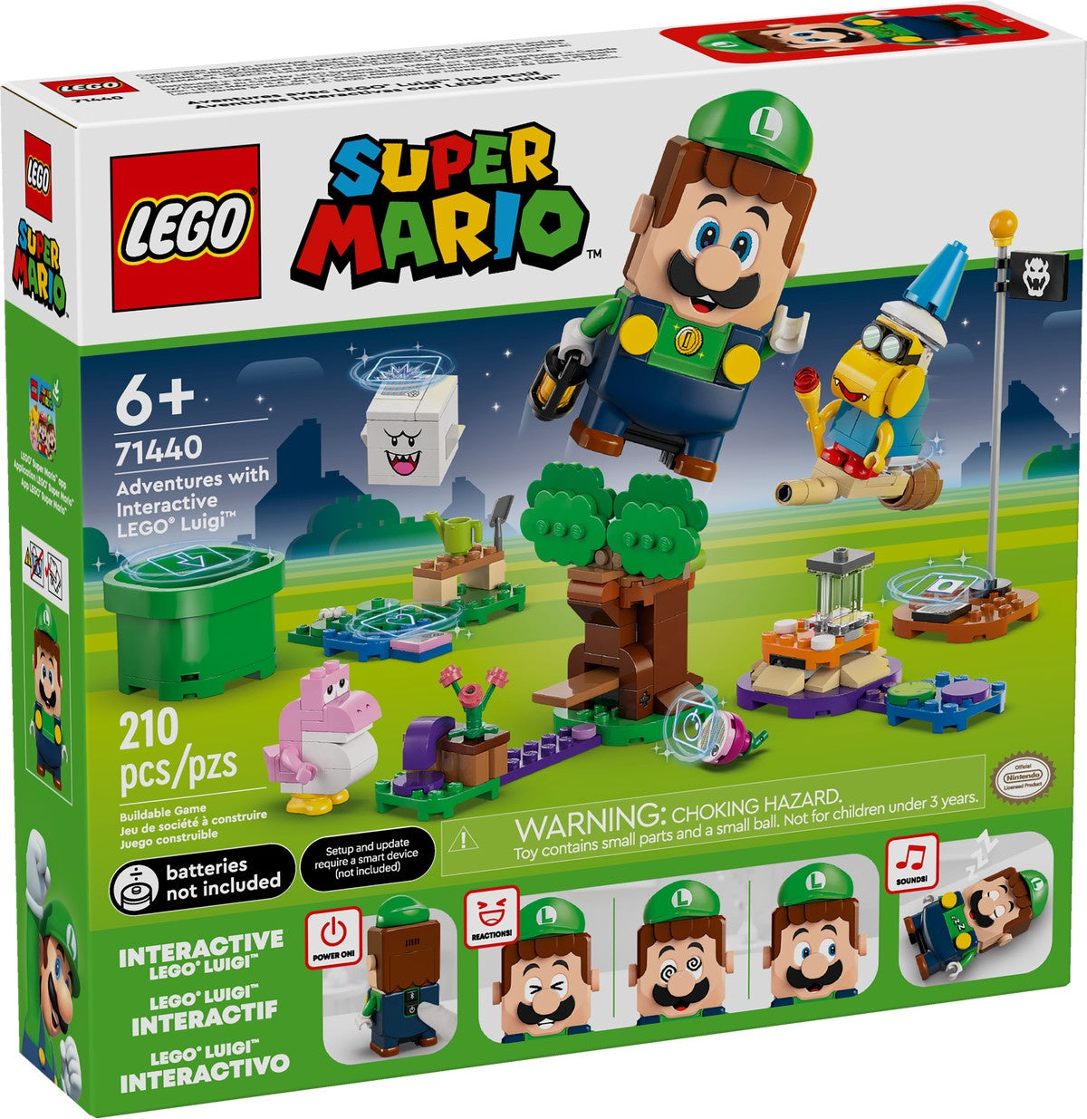 LEGO Adventures with Interactive LEGO® Luigi™ (71440)
